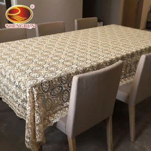 লুপ এমব্রয়ডারি টেবিল ক্লথের সৌন্দর্য